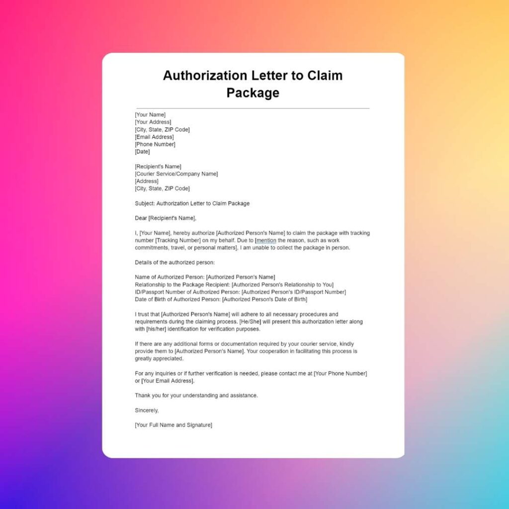 Authorization-Letter-to-Claim-Package