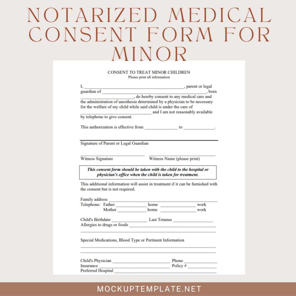 Notarized-Medical-Consent-Form-for-Minor