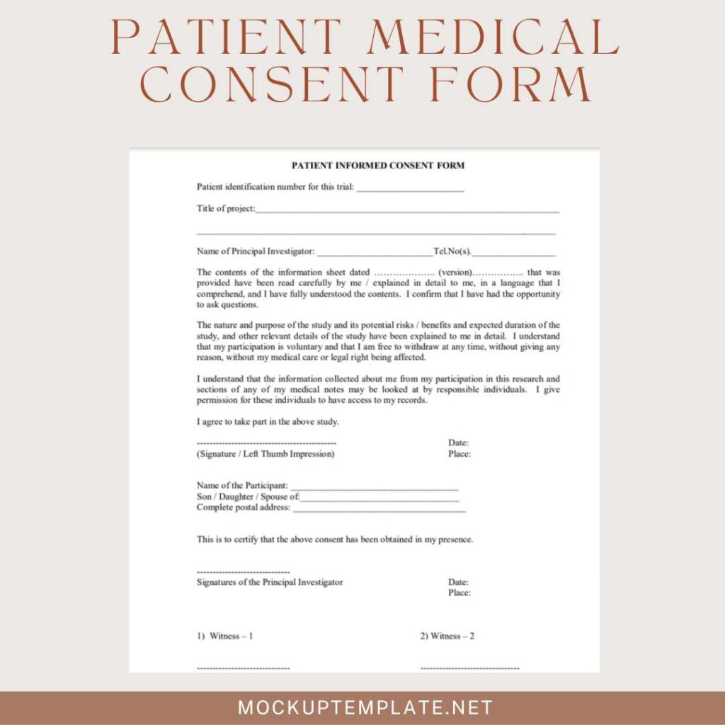 Patient-Medical-Consent-Form