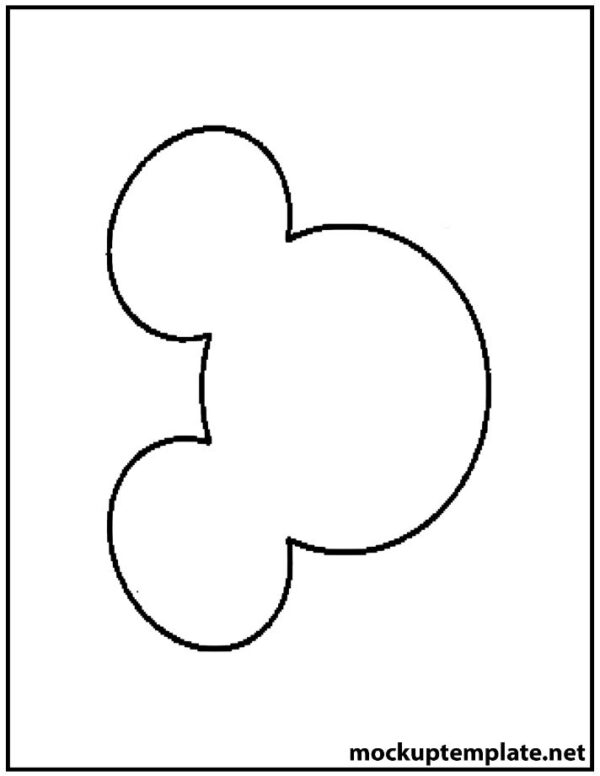 Mickey Head Outline