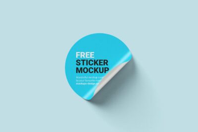 Peeling-Sticker-Mockup