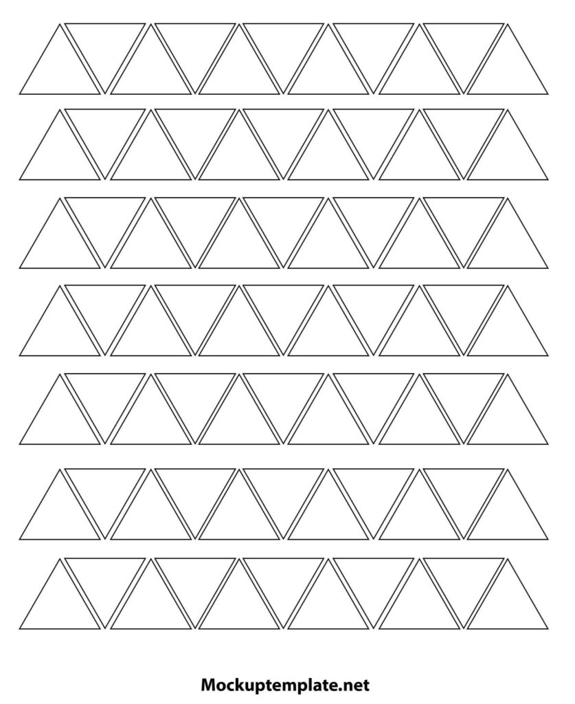 1-inch-printable-Triangle-templates