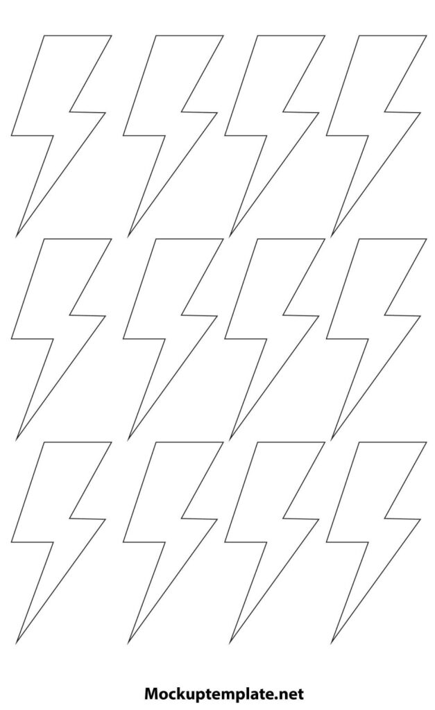 3-inch-lightning-bolt-template