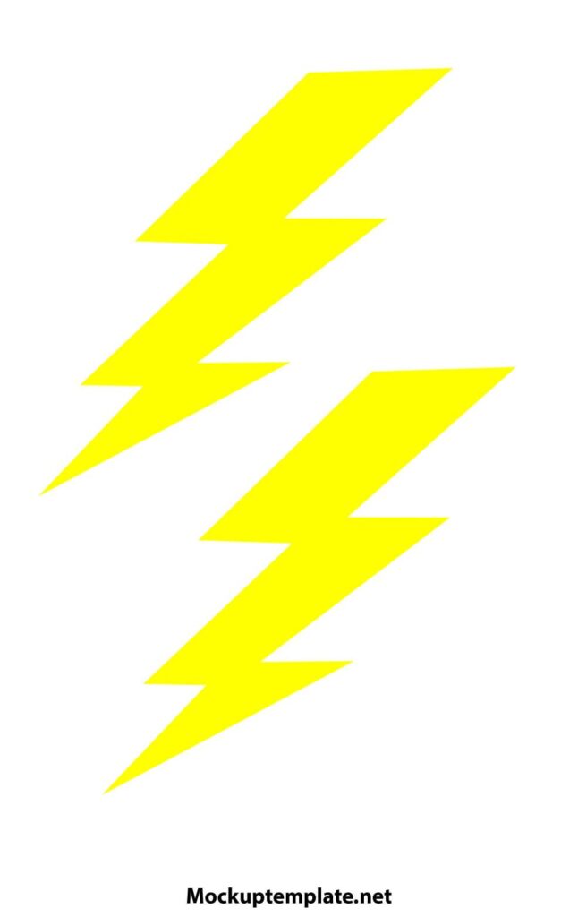 5-inch-yellow-lightning-bolt