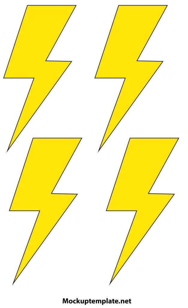 5-inch-yellow-lightning-bolt-template