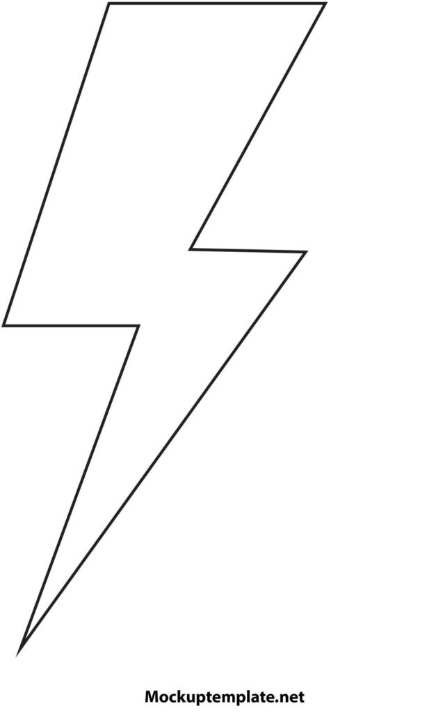 9-5-inch-lightning-bolt-template