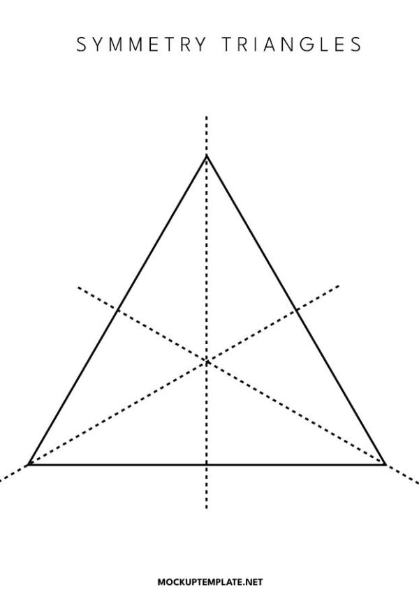 Printable Symmetry Triangle Template