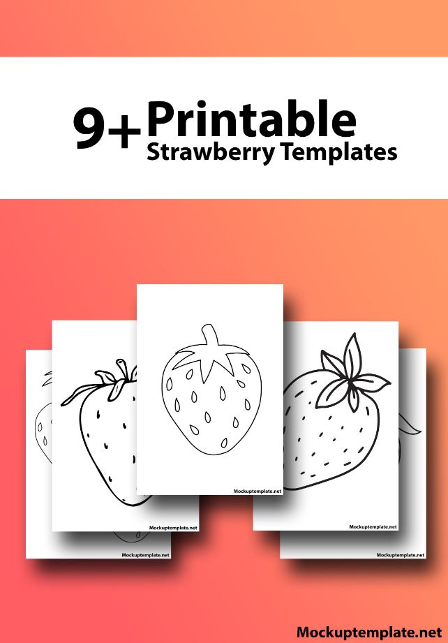 printable-strawberry-outline-template