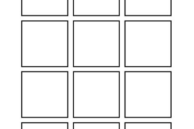 2 Inch Blank Square Template Printable