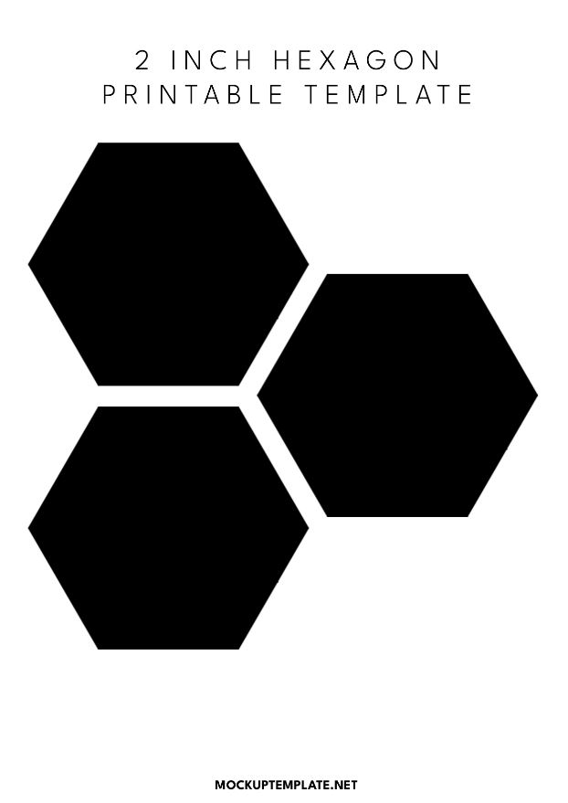 Printable Hexagon Template Free Printable US Printable Hexagon Template Free Printable US