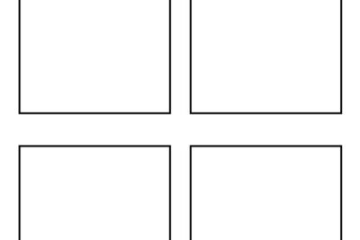 3.5 Inch Blank Square Template Printable