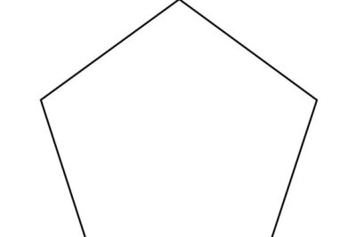 4 Inch Pentagon Template