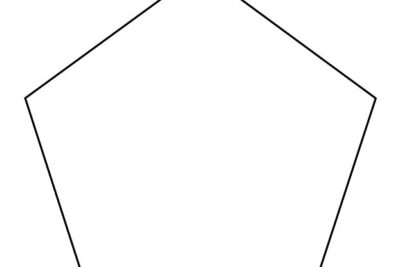 4.5 Inch Pentagon Template