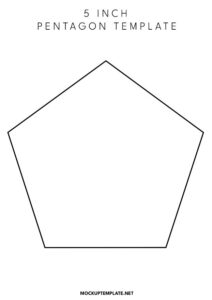 12+ Best Free Printable Pentagon Templates (PDF &amp; Word)