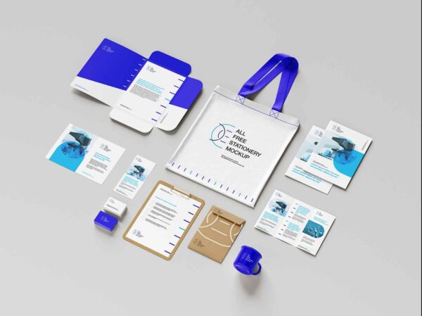 Free Stationery Materials Mockup (PSD)-02