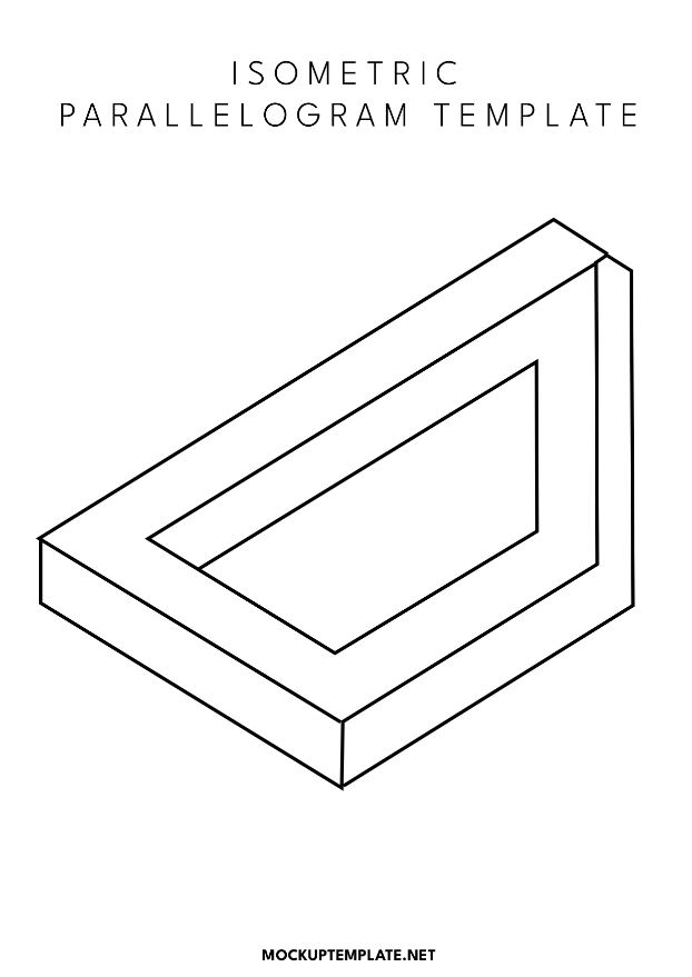 Isometric Parallelogram Template