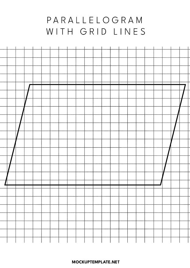 Parallelogram with Grid Lines