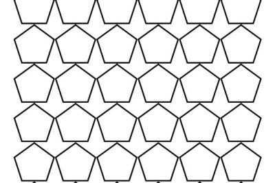 Pentagon Pattern Template