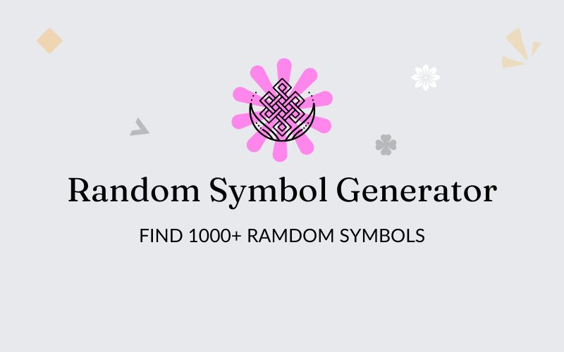 Random symbol generator