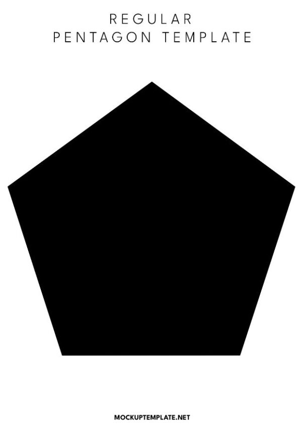 Regular Pentagon Templates