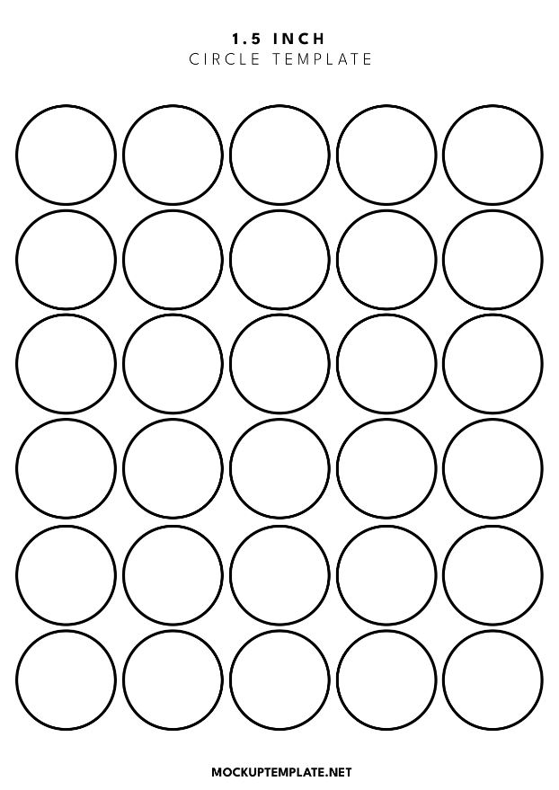 1.5 inch circle template