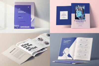 25 Unique magazine mockups