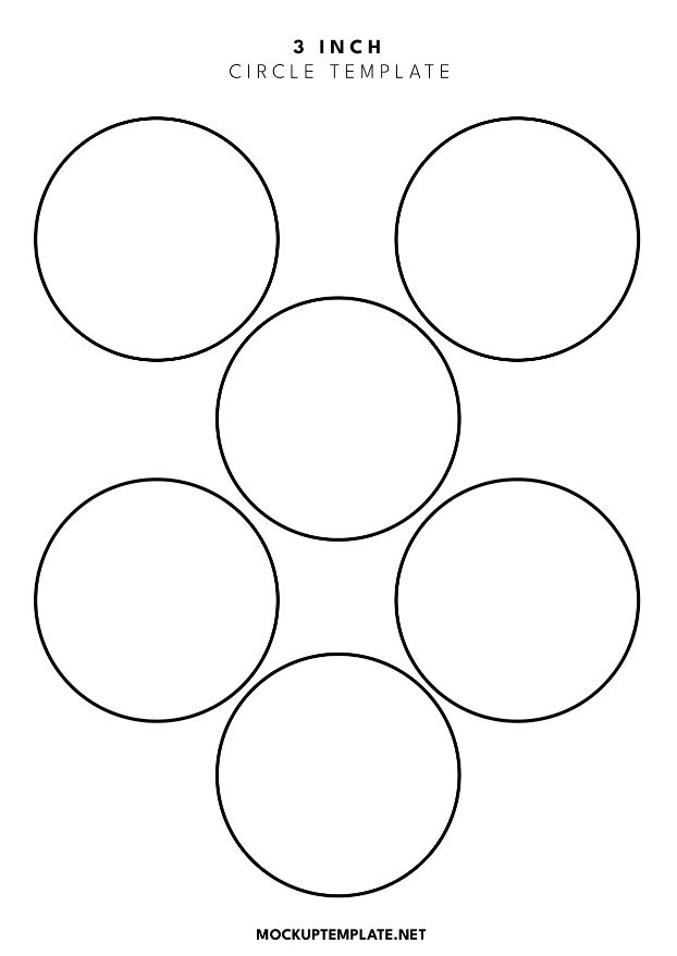 3 inch circle template