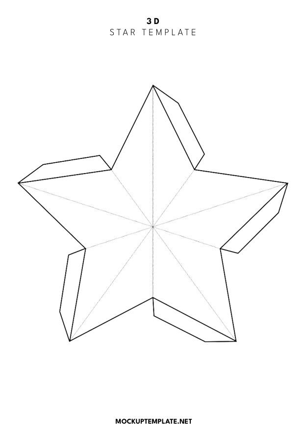 3D printable Star Template