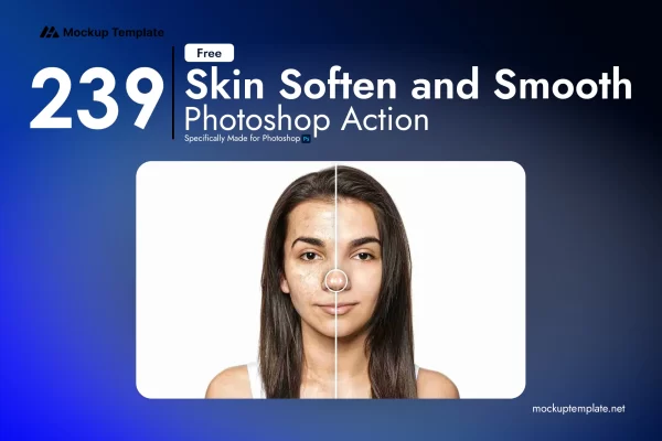 Best High-End Skin Soften and Smooth Photoshop Action