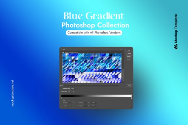 Blue Gradient Photoshop Free Download