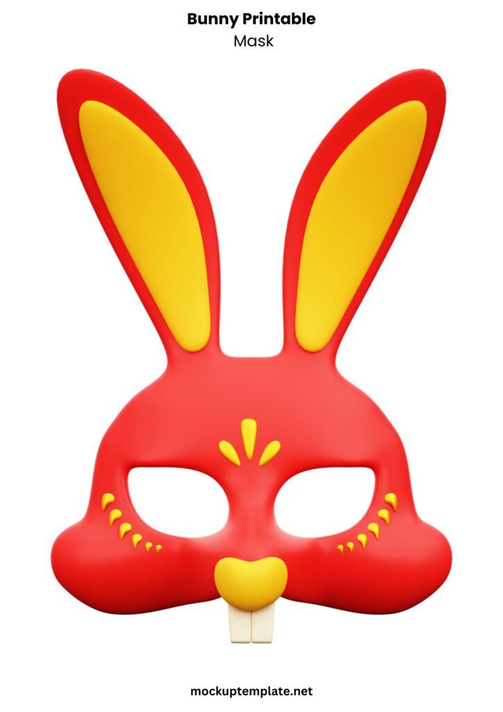 Bunny Printable Mask