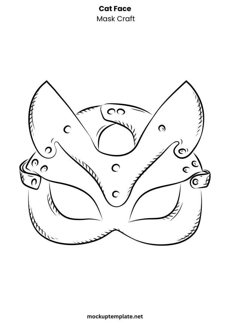 Best 11+ Printable Cat Mask Templates ( PDF )