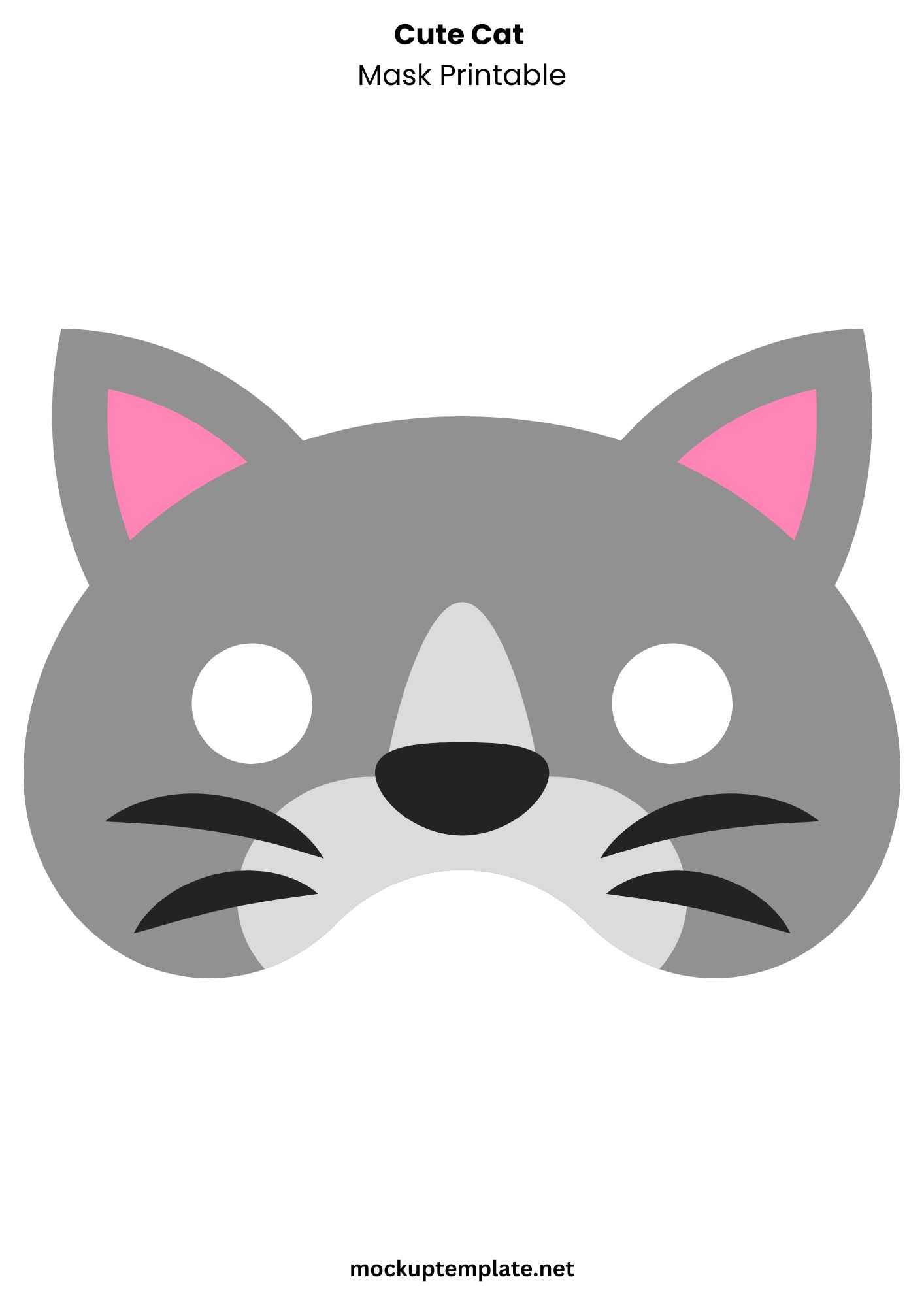 Best 11 Printable Cat Mask Templates ( PDF ) Best 11 Printable Cat Mask Templates ( PDF )