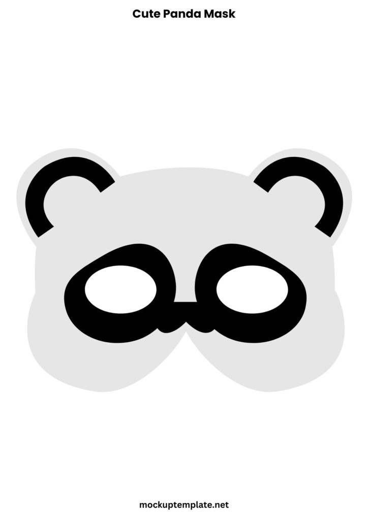 Cute Panda Mask