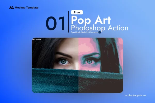 Easy Pop Art Portrait Photoshop Action