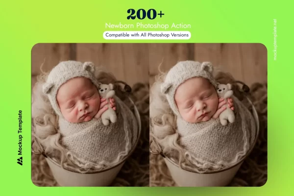 Free 200 Newborn Photoshop Action