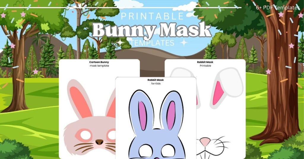 Free Printable Bunny Mask Templates