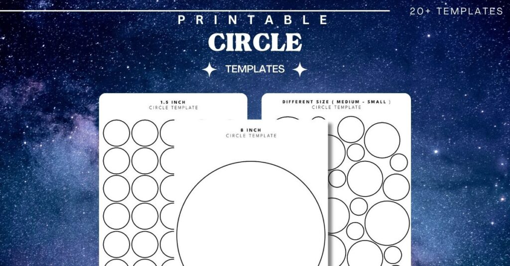 Free Printable Circle Templates