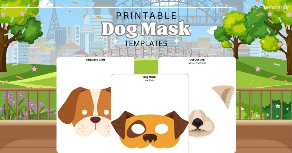 Free Printable Dog Mask Templates