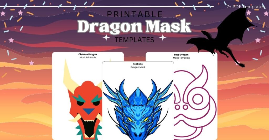 Free Printable Dragon Mask Templates