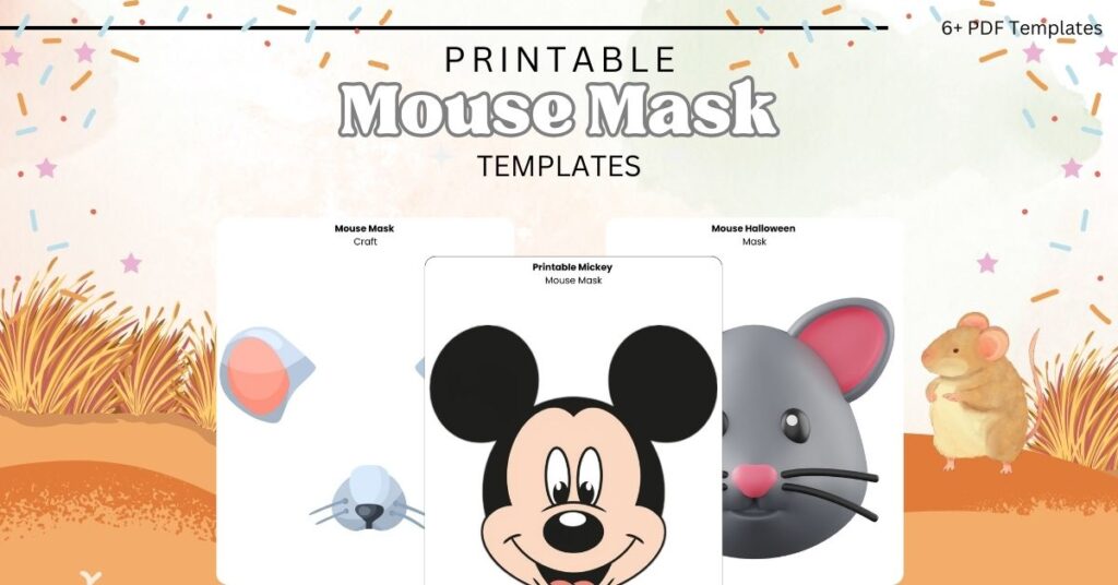 Free Printable Mouse Mask Templates