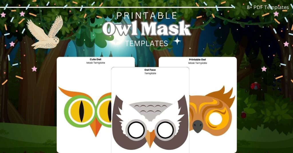 Free Printable Owl Mask Templates