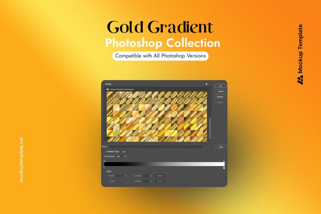 free download gold gradient photoshop