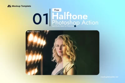 Halftone Actions Photoshop Free