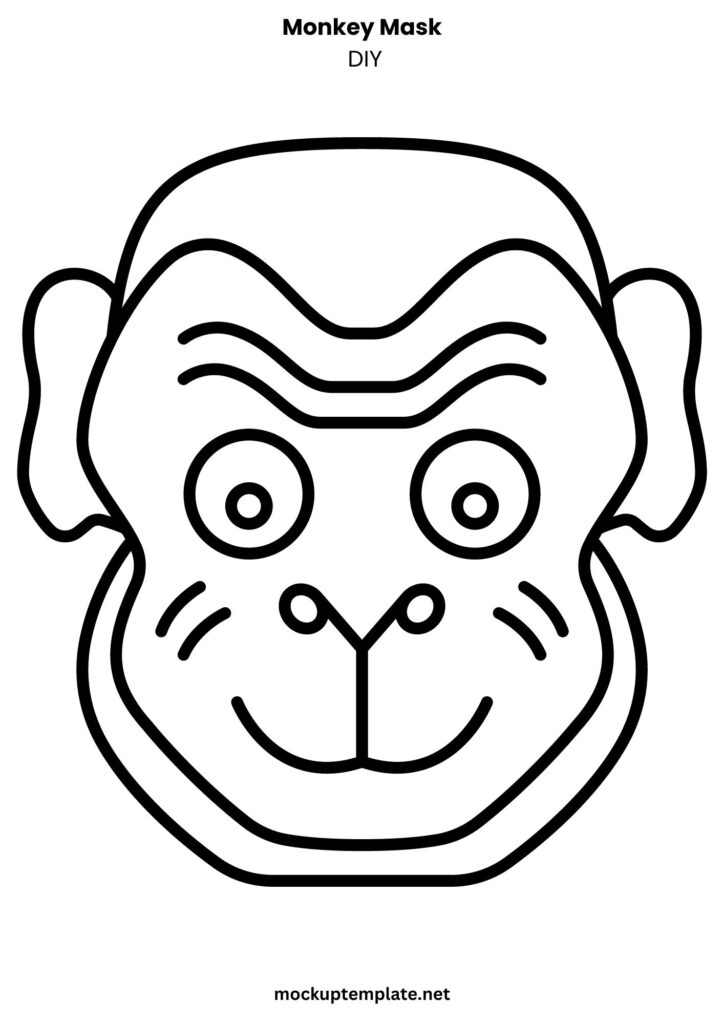 Monkey Mask DIY