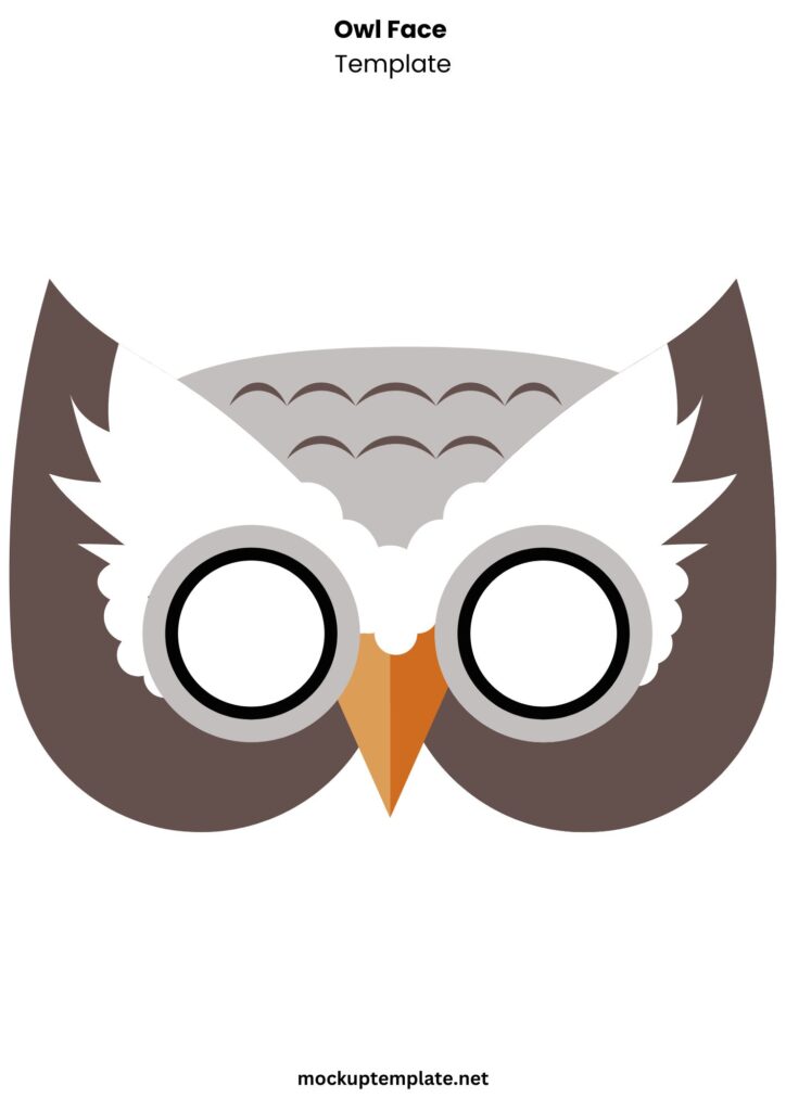 Owl Face Template