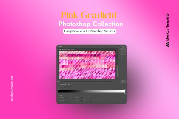 200 Pink Gradient Photoshop (FREE) - Image 2