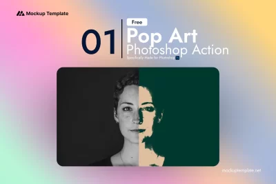 Pop art action for Photoshop