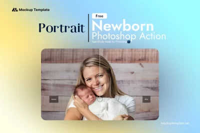 Portrait Newborn Photoshop Action