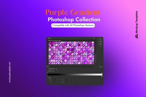 Purple Gradient Photoshop Free Download